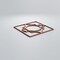 Ekena Millwork Small Gypsum Decorative Fretwork Wood Wall Panels, Cherry, 11 3/8"W x 11 3/8"H x 3/8"T WALW12X12X0375GYPCH - alternate 6